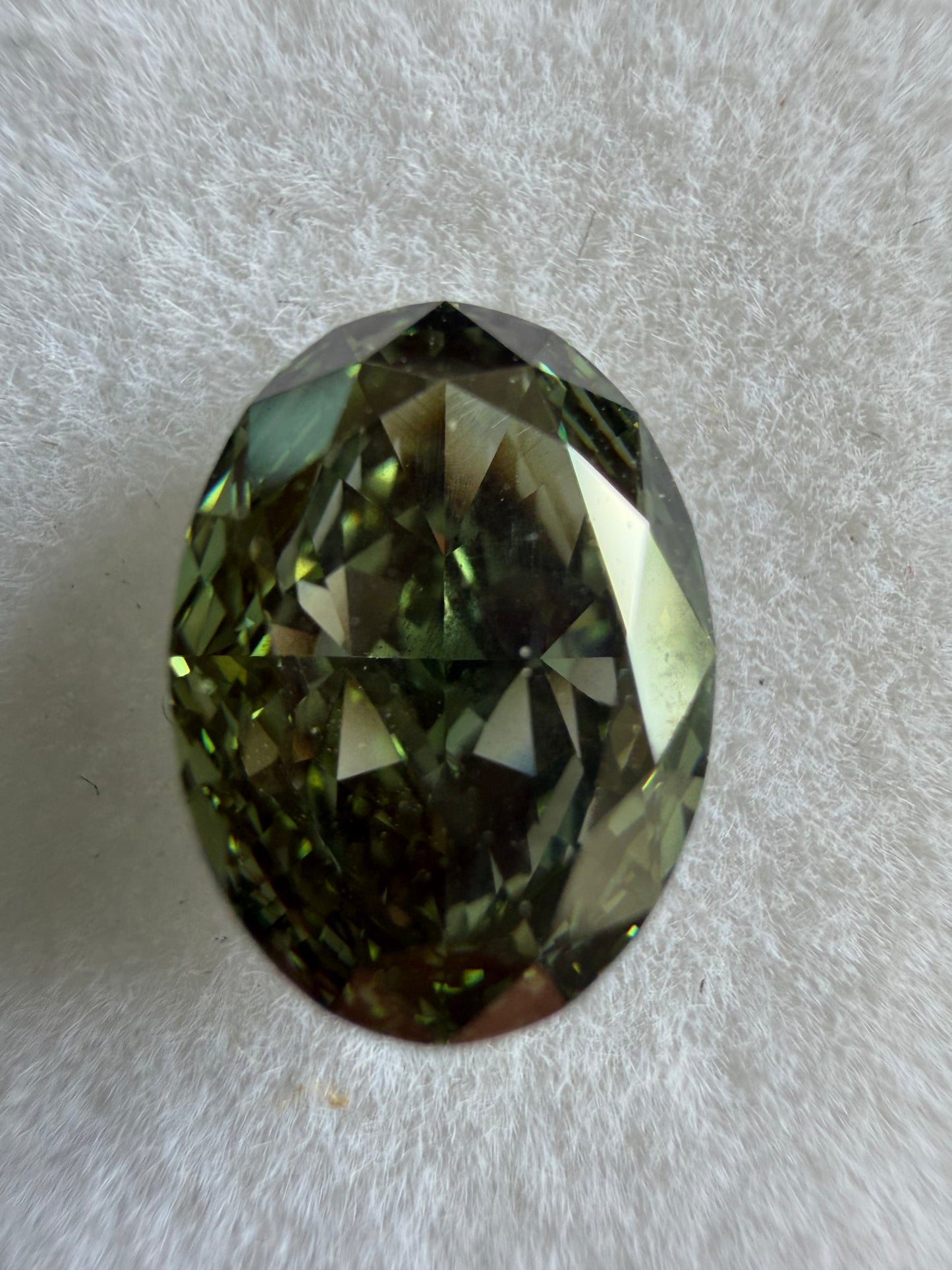 3.02 Ct Fancy Oval Diamond VS 2