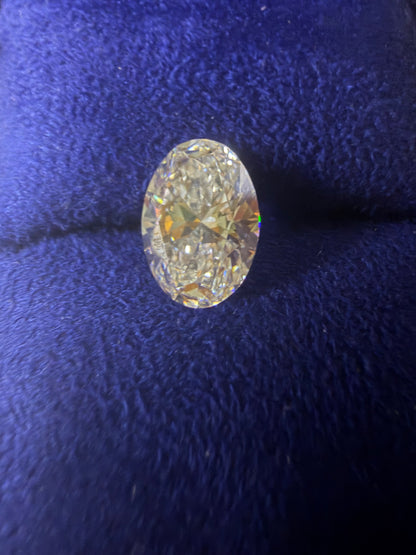 3.54 Carat Oval Brilliant Diamond