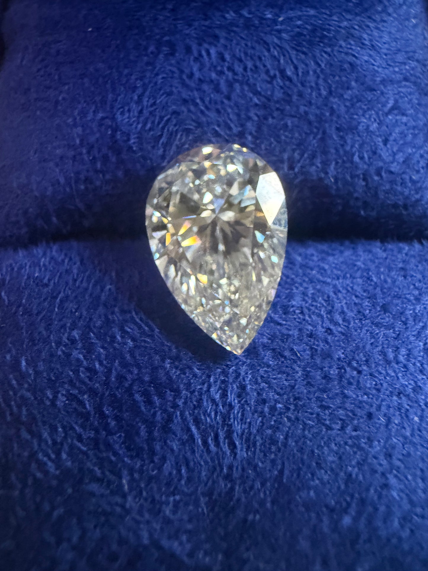 5.03 Carat Pear Cut Diamond