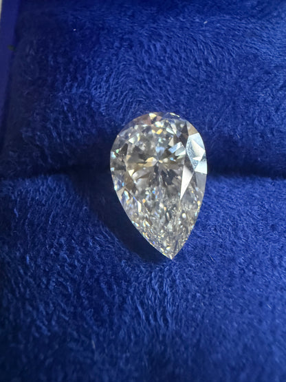 5.03 Carat Pear Cut Diamond