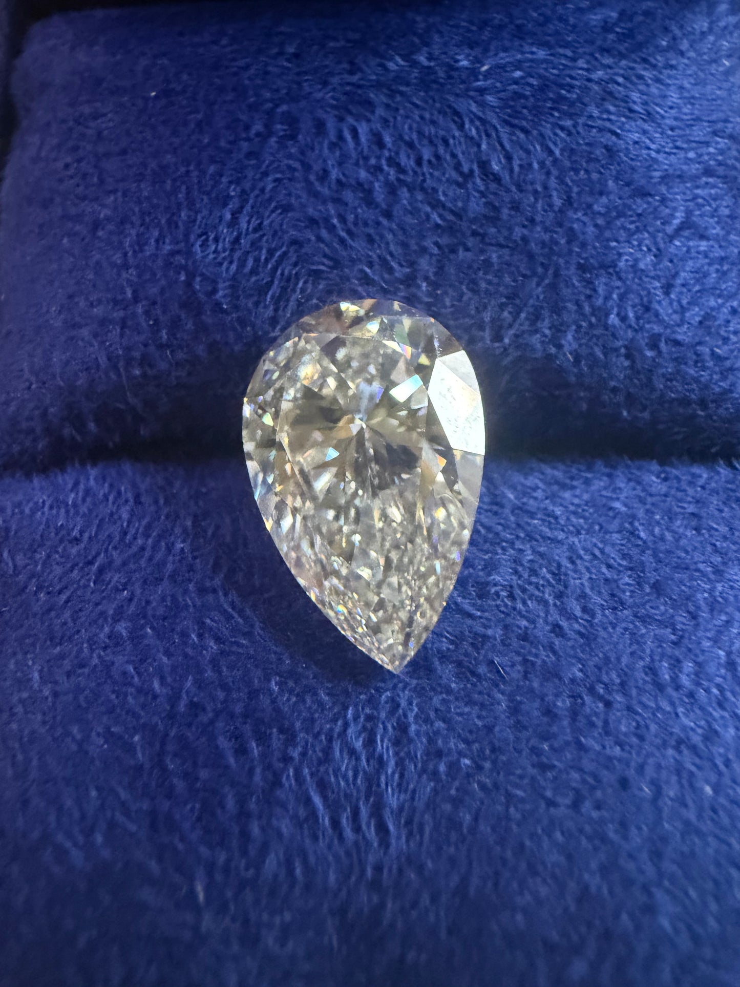 5.03 Carat Pear Cut Diamond
