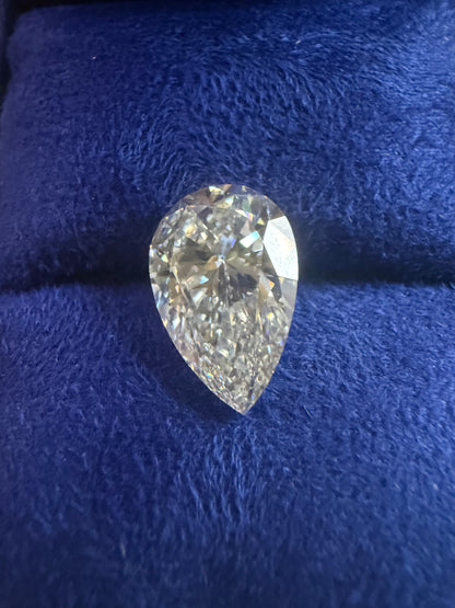 5.03 Carat Pear Cut Diamond