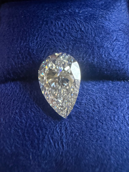5.03 Carat Pear Cut Diamond