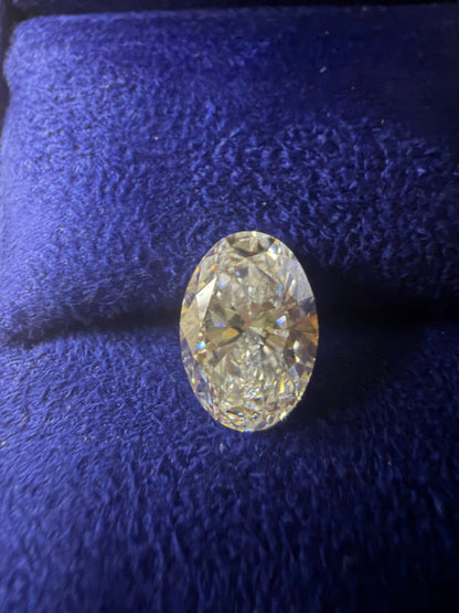 3.54 Carat Oval Brilliant Diamond