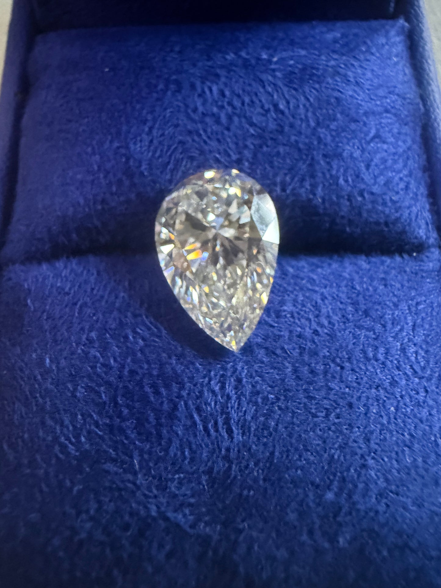 5.03 Carat Pear Cut Diamond