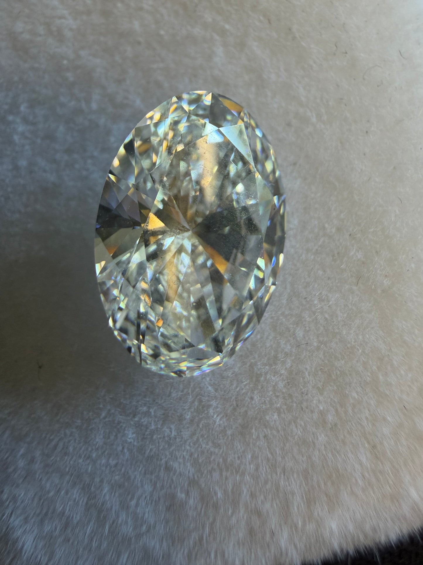 4.51 Ct D VS1 Oval Cut Diamond
