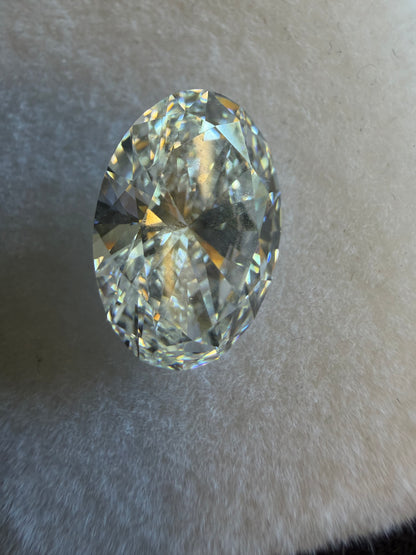 4.51 Ct D VS1 Oval Cut Diamond