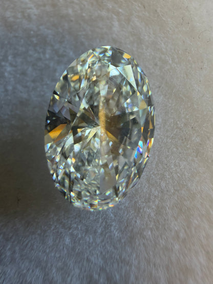 4.51 Ct D VS1 Oval Cut Diamond