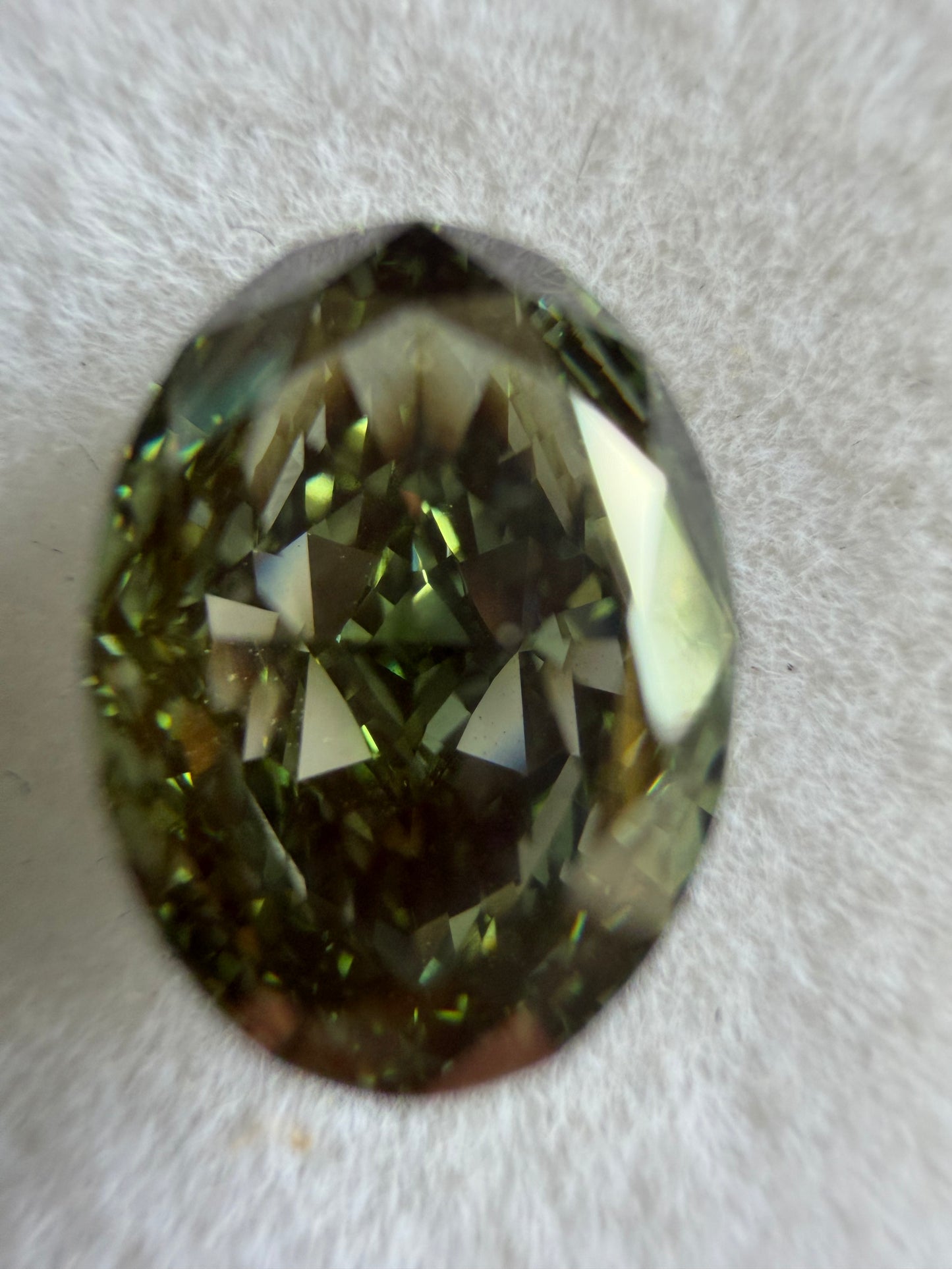 3.02 Ct Fancy Oval Diamond VS 2
