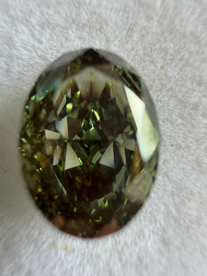 3.02 Ct Fancy Oval Diamond VS 2