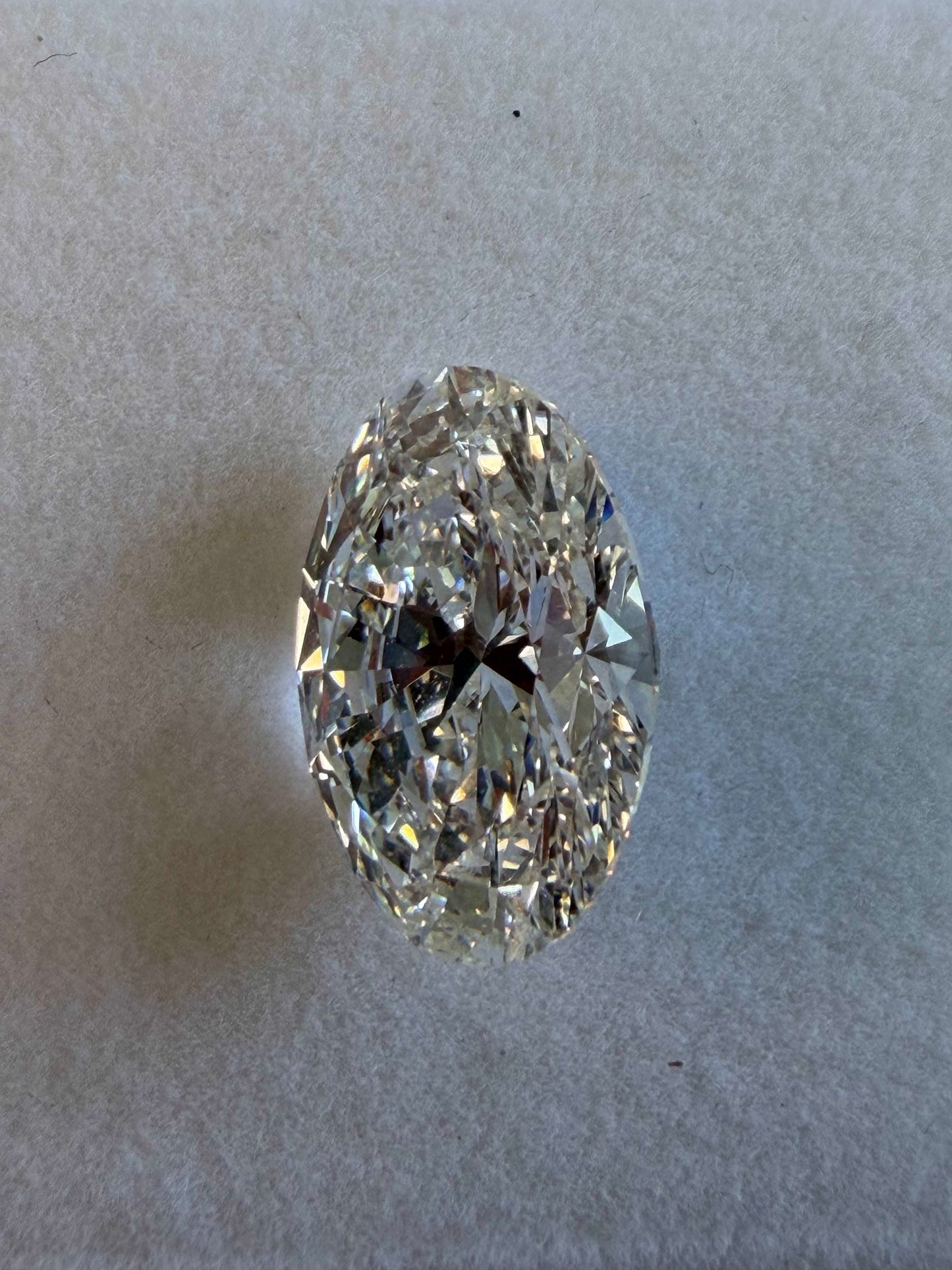 IGI Certified 7.07 Ct Oval Lab Grown Diamond