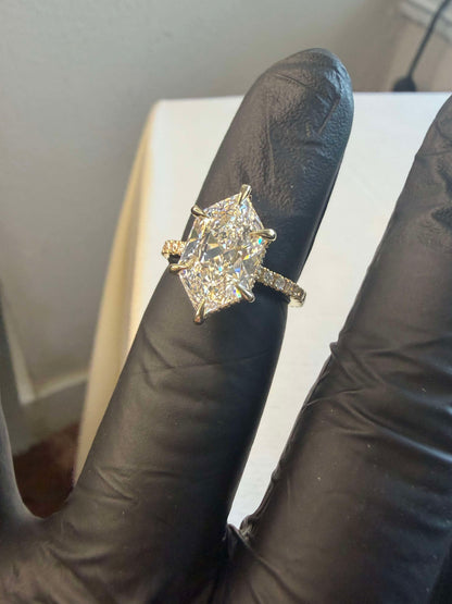 Marquise Halo Diamond Ring