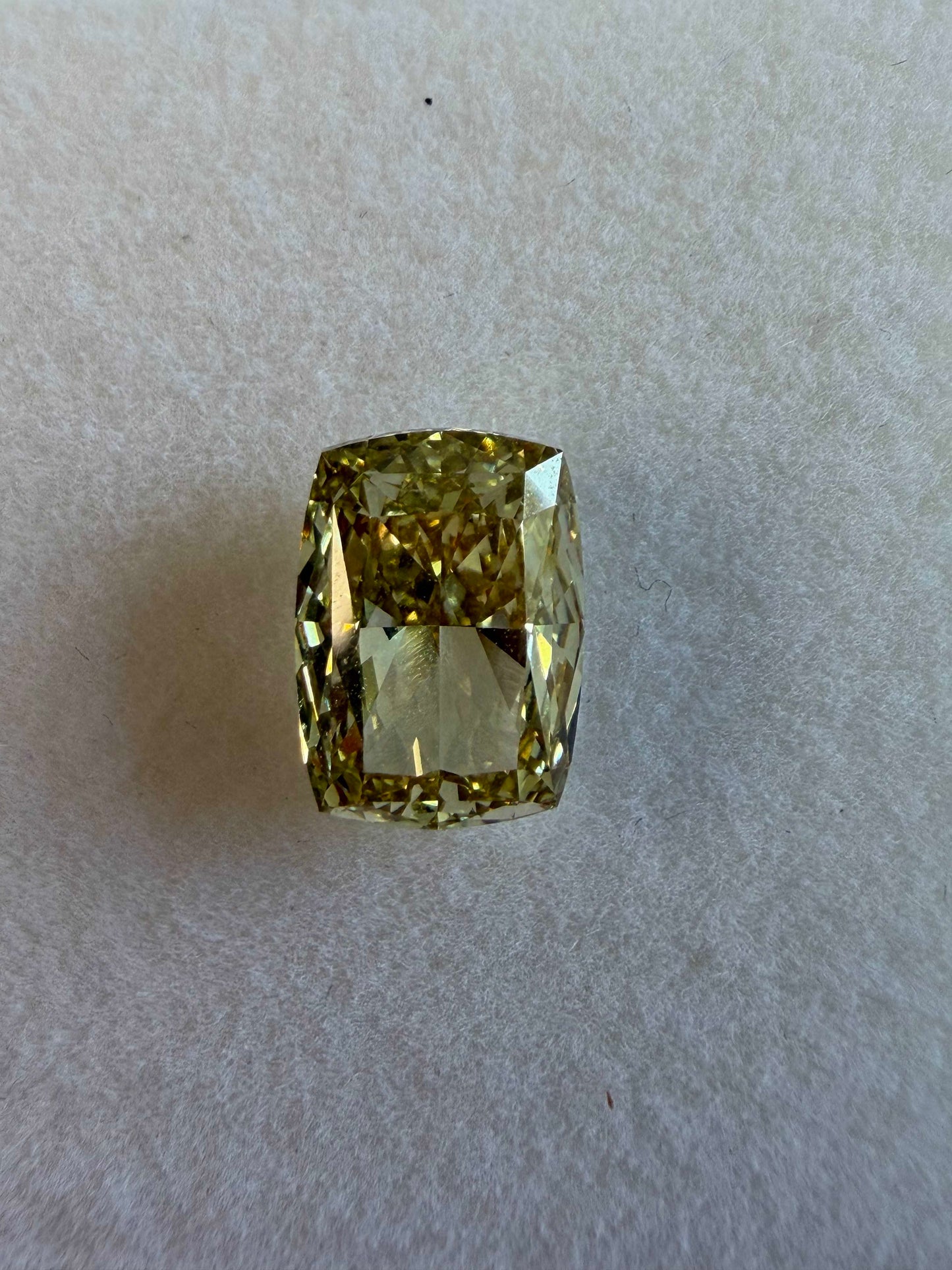 IGI Certified 3.08 Ct Fancy Intense Yellow Lab Grown Diamond