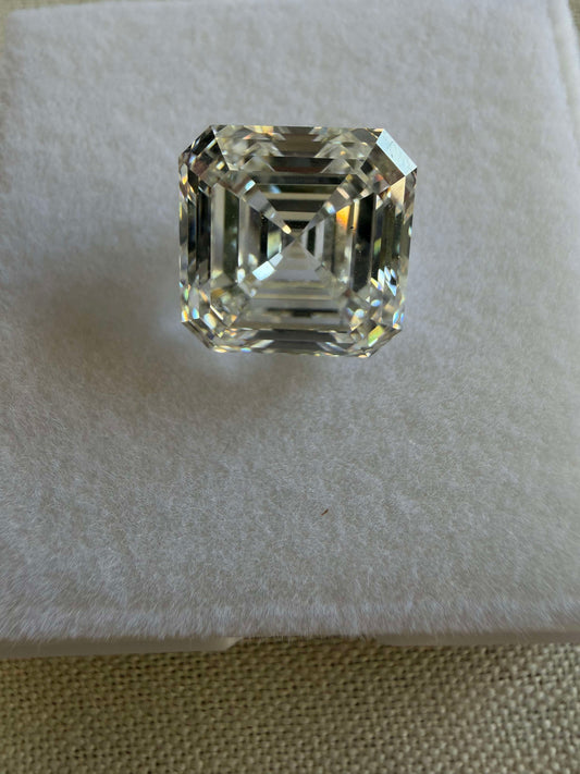 8 Ct. Asscher Cut Lab Grown Diamond