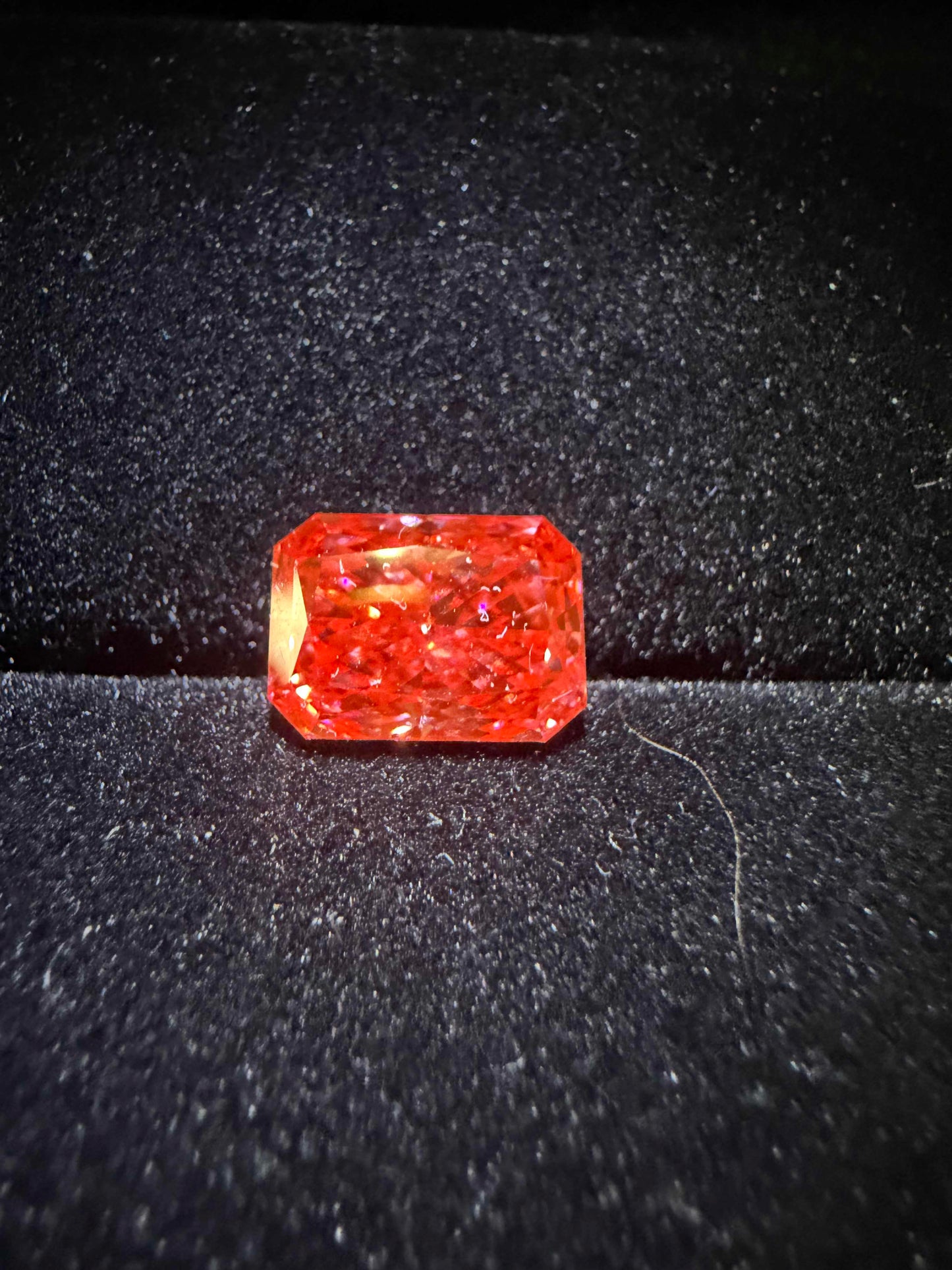 2.65 Ct Fancy Vivid Pink Radiant Lab Grown Diamond (VVS2)