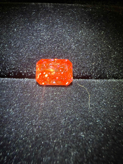 2.65 Ct Fancy Vivid Pink Radiant Lab Grown Diamond (VVS2)