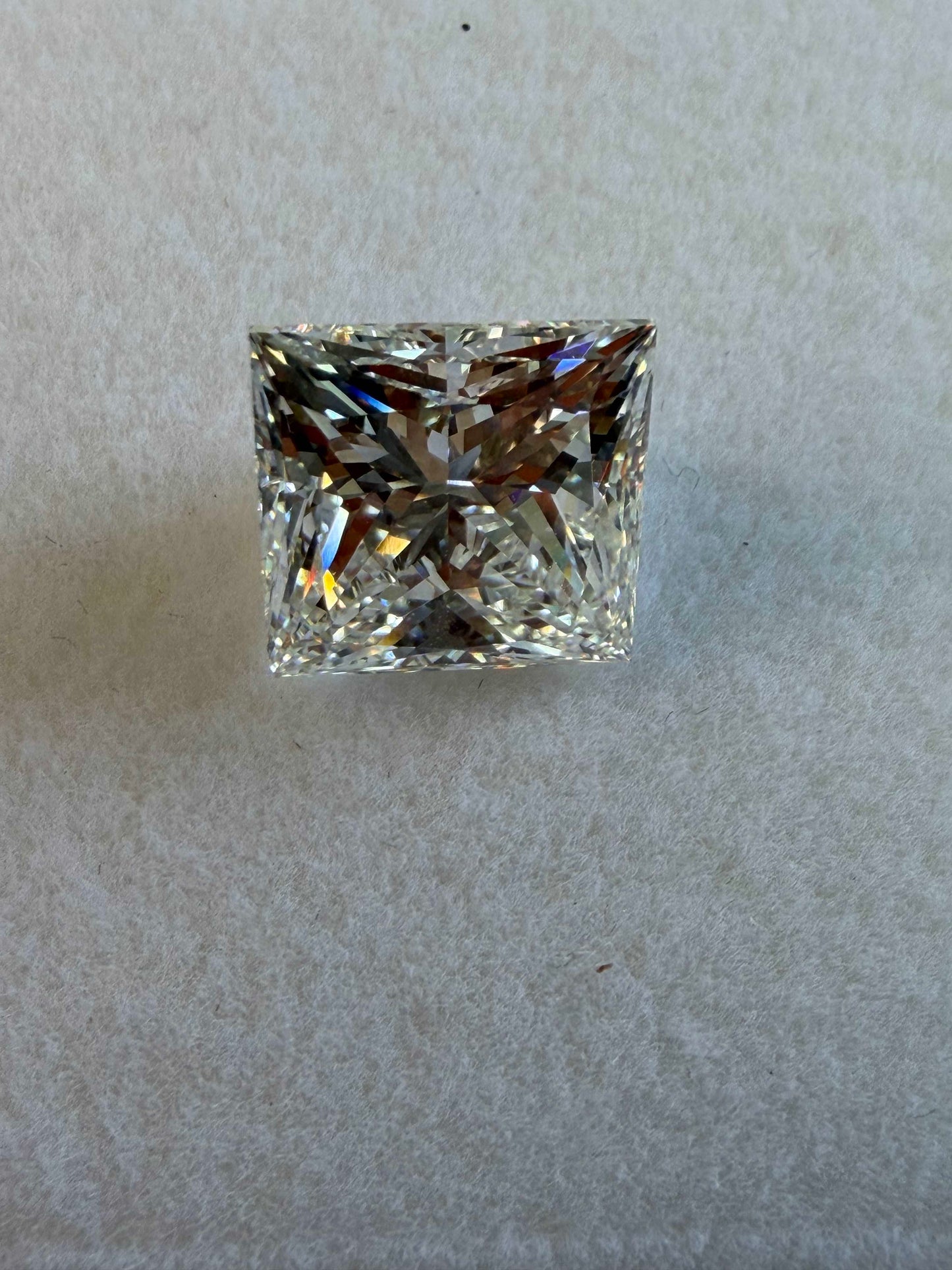 IGI Certified 4.10 Ct Princess Lab Grown Diamond