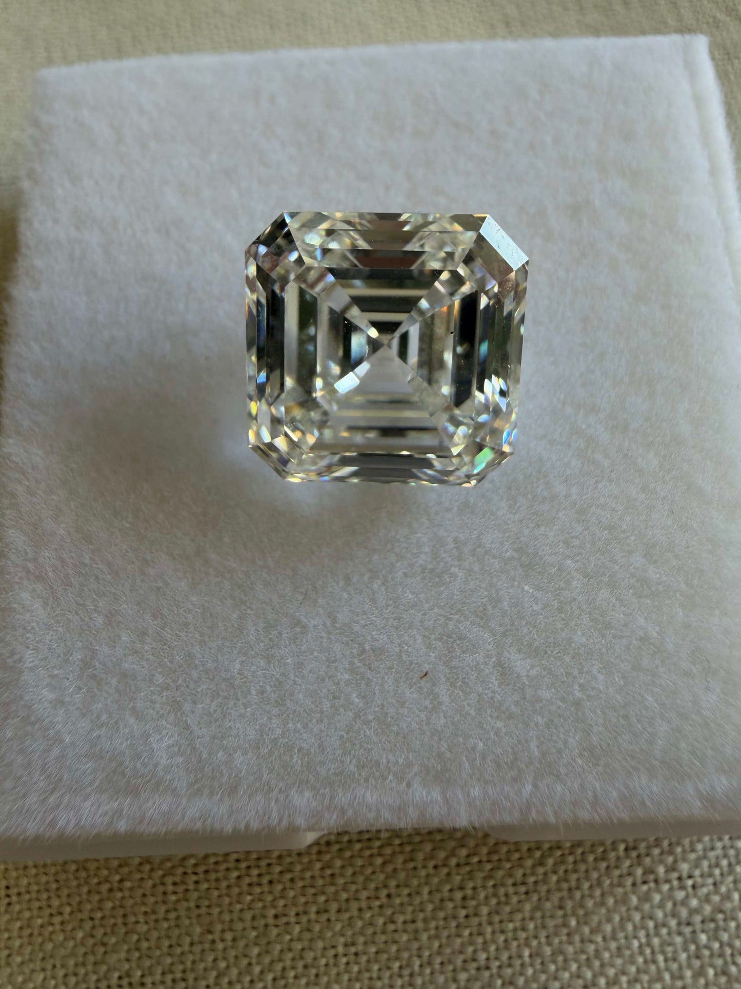 8 Ct. Asscher Cut Lab Grown Diamond