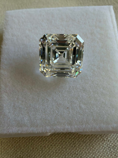 8 Ct. Asscher Cut Lab Grown Diamond