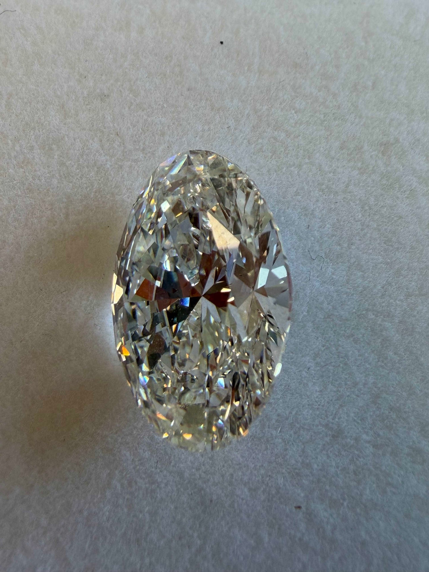 IGI Certified 7.07 Ct Oval Lab Grown Diamond