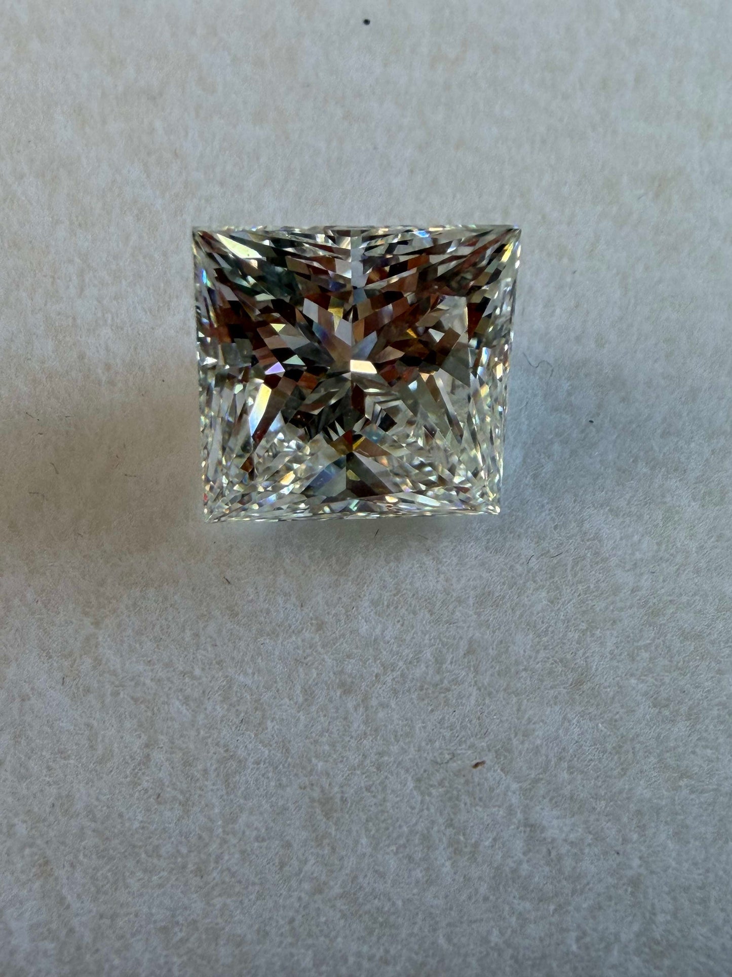 IGI Certified 4.10 Ct Princess Lab Grown Diamond