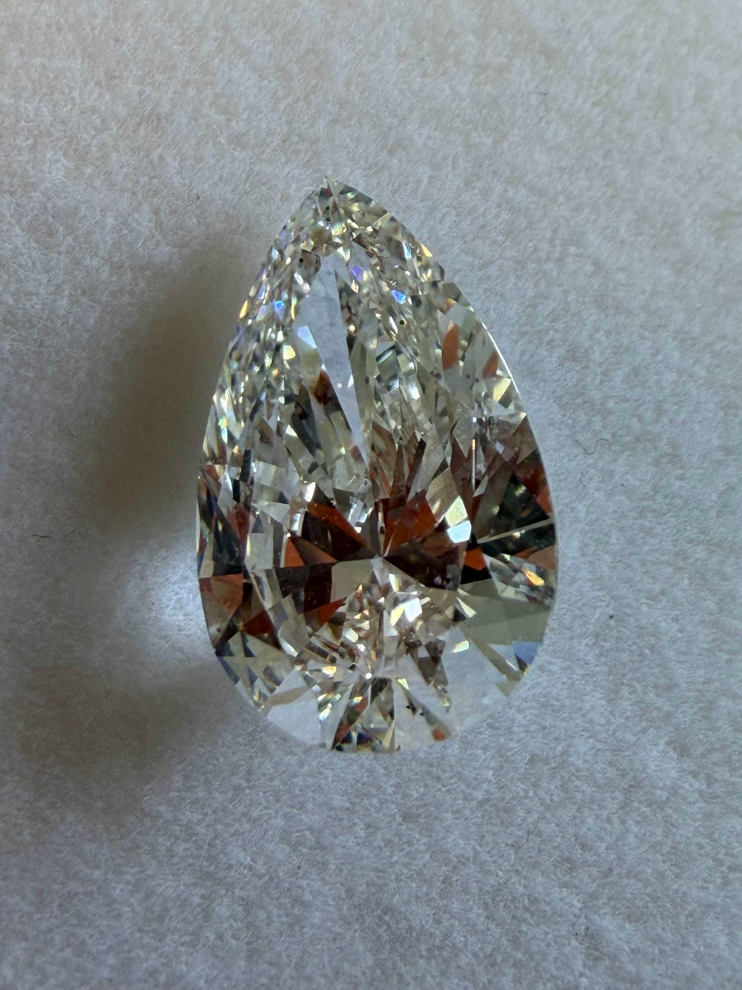 4.86 Ct Pear Lab Grown Diamond – F Color, VS2